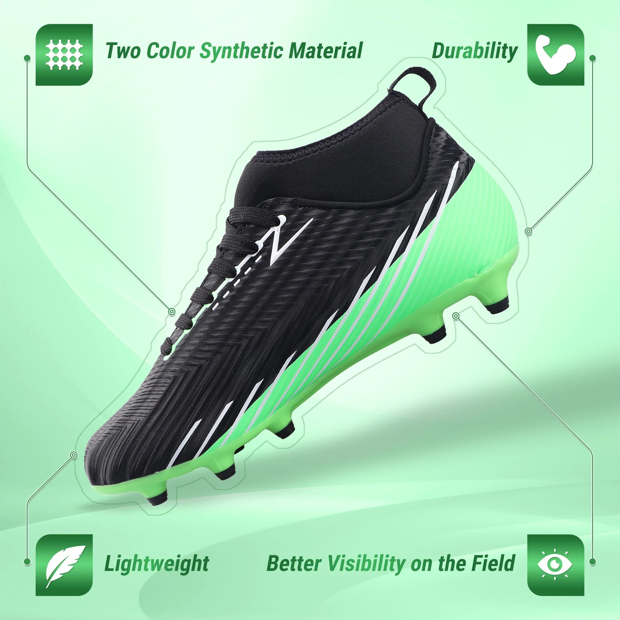 Vizari Soccer Youth Shoes - Image 2