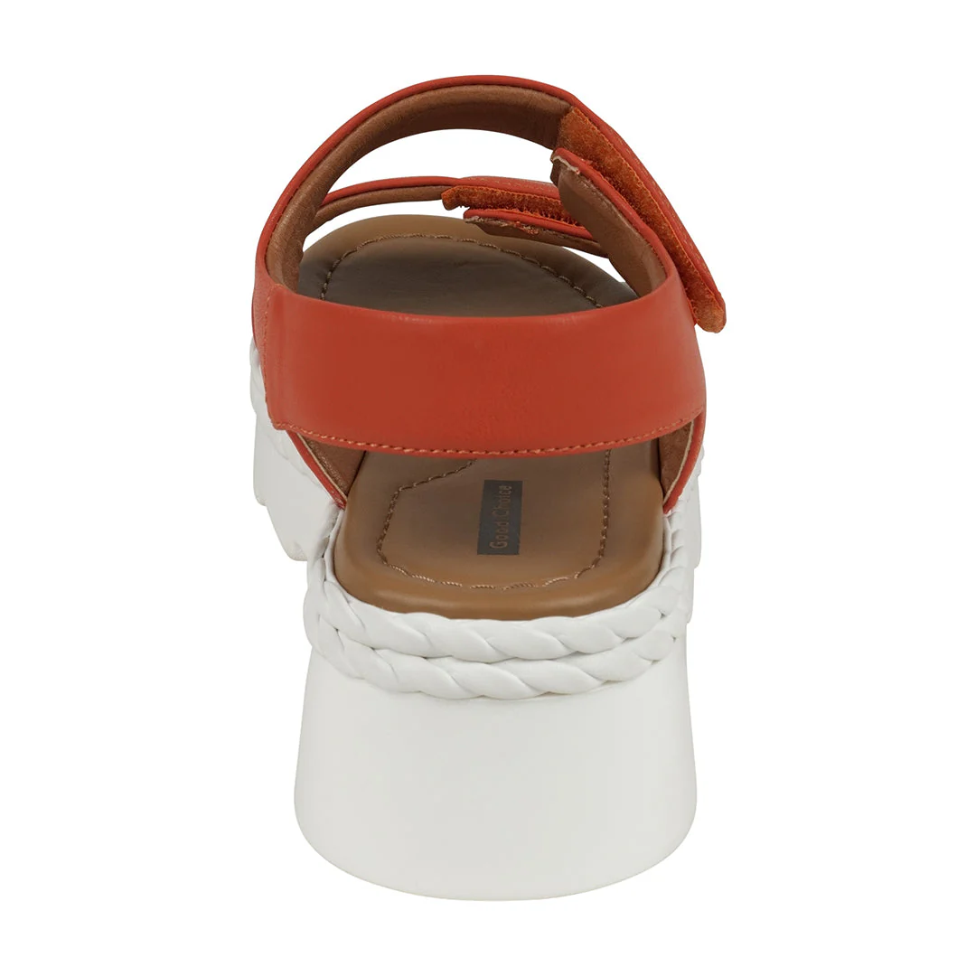 Vosa coral Double Band Velcro Platform Sandals - Image 2