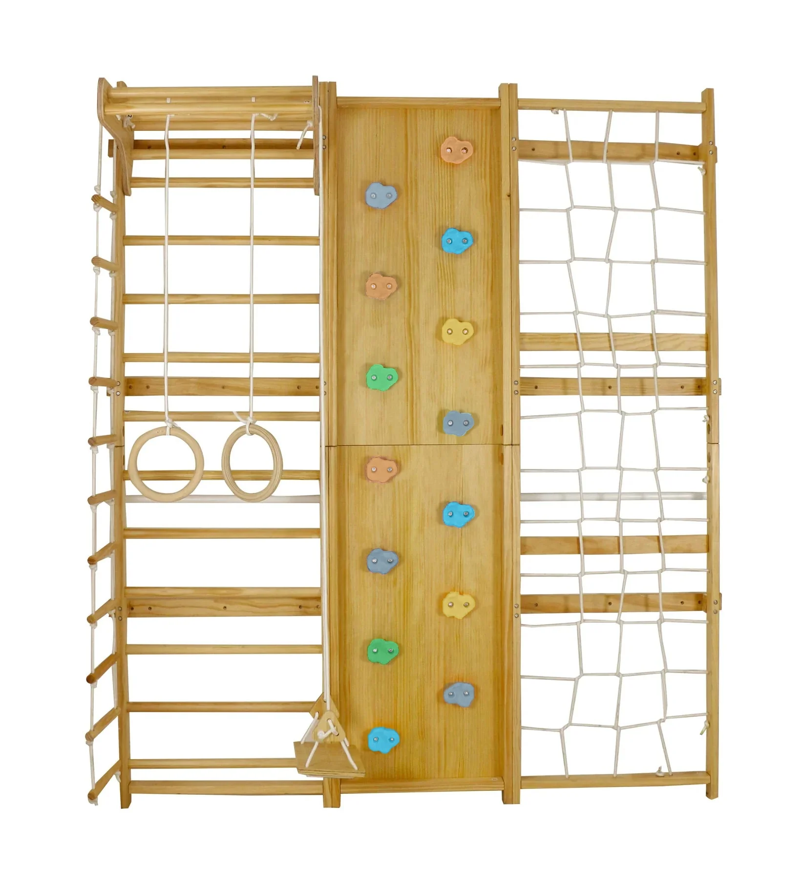 Walnut | Swedish Ladder Jungle Gym - Wall Mounted - Image 11