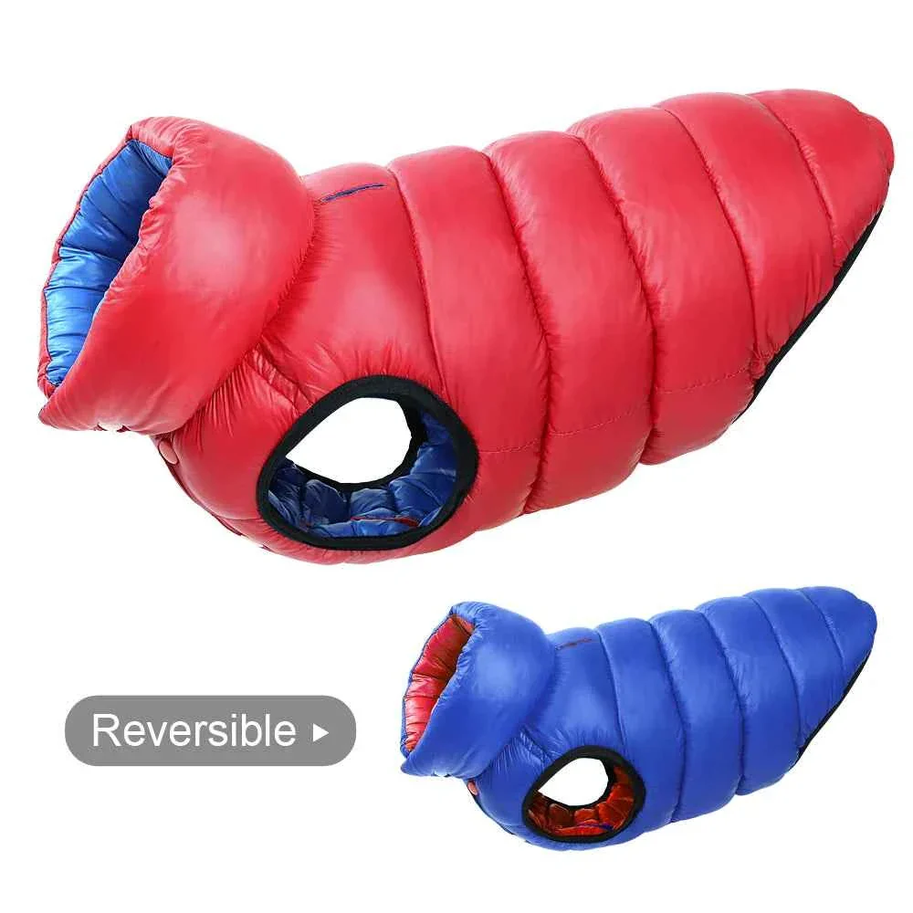 Warm Winter Dog Clothes Vest Reversible Dogs Jacket Coat 3 Layer Thick Pet Clothing Waterproof Outfit for Small Large Dogs - Image 7