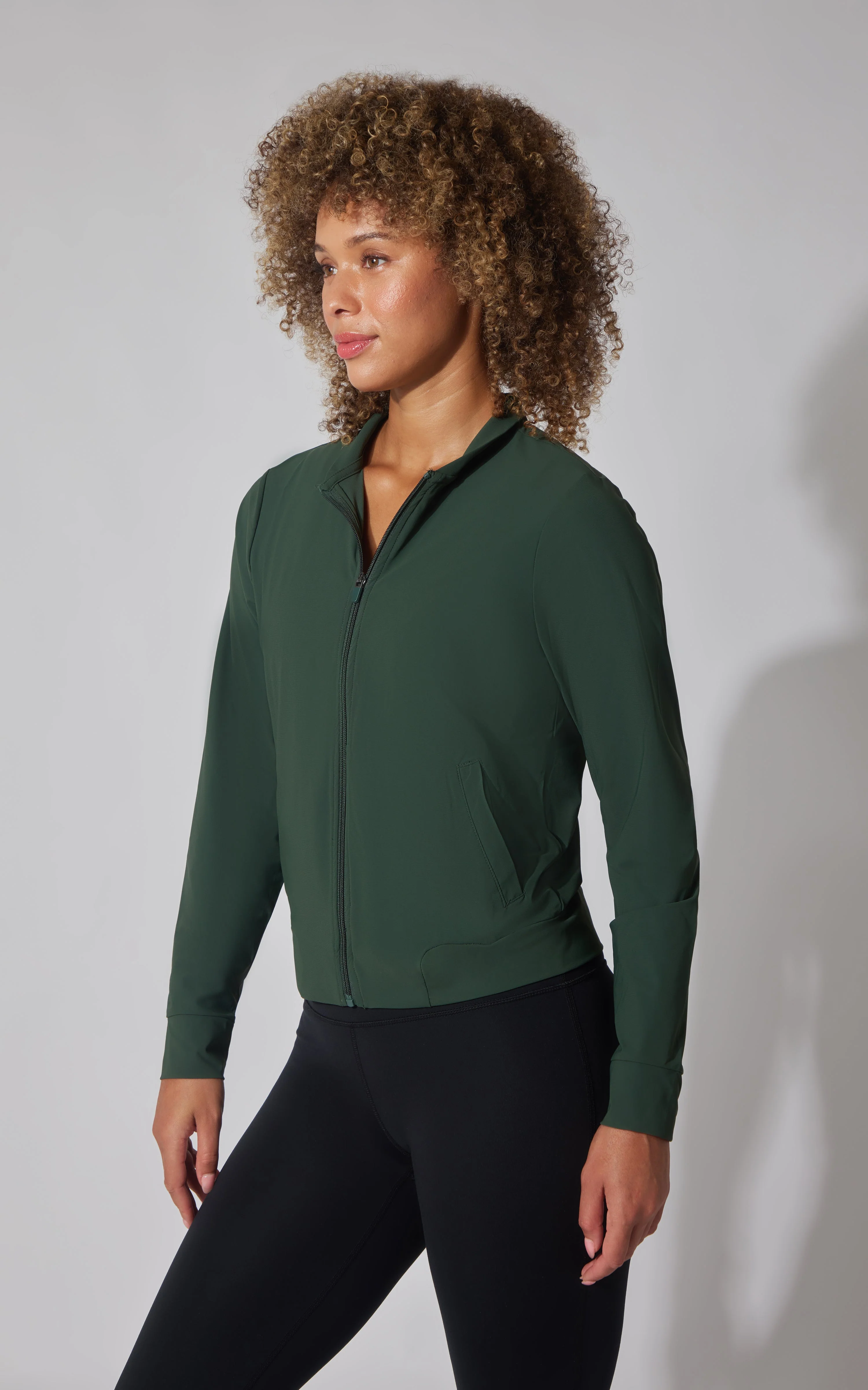 Warp Intown Full Zip Bomber Jacket - Image 11
