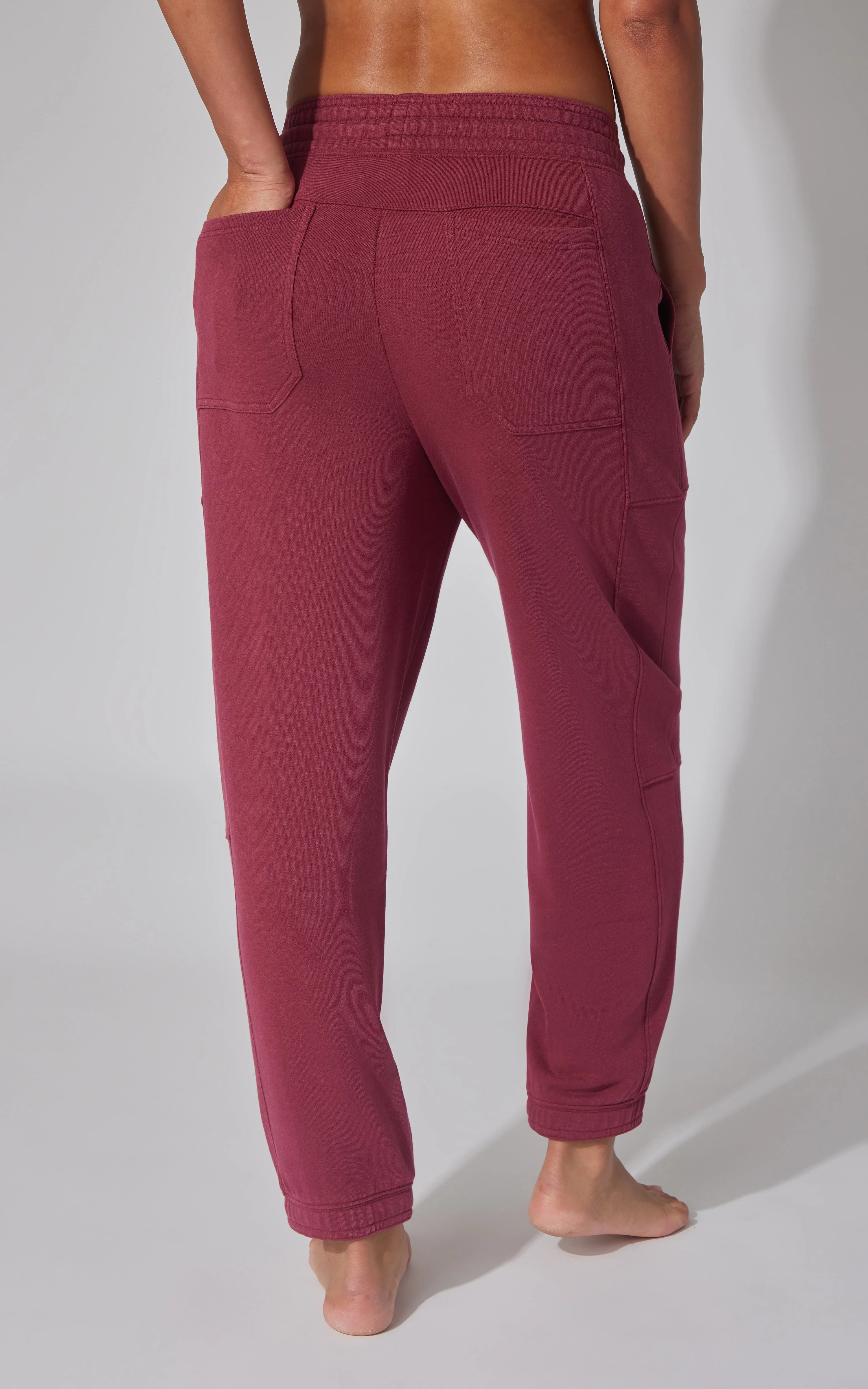 Washed Loop Terry Barrel Jogger - Image 11