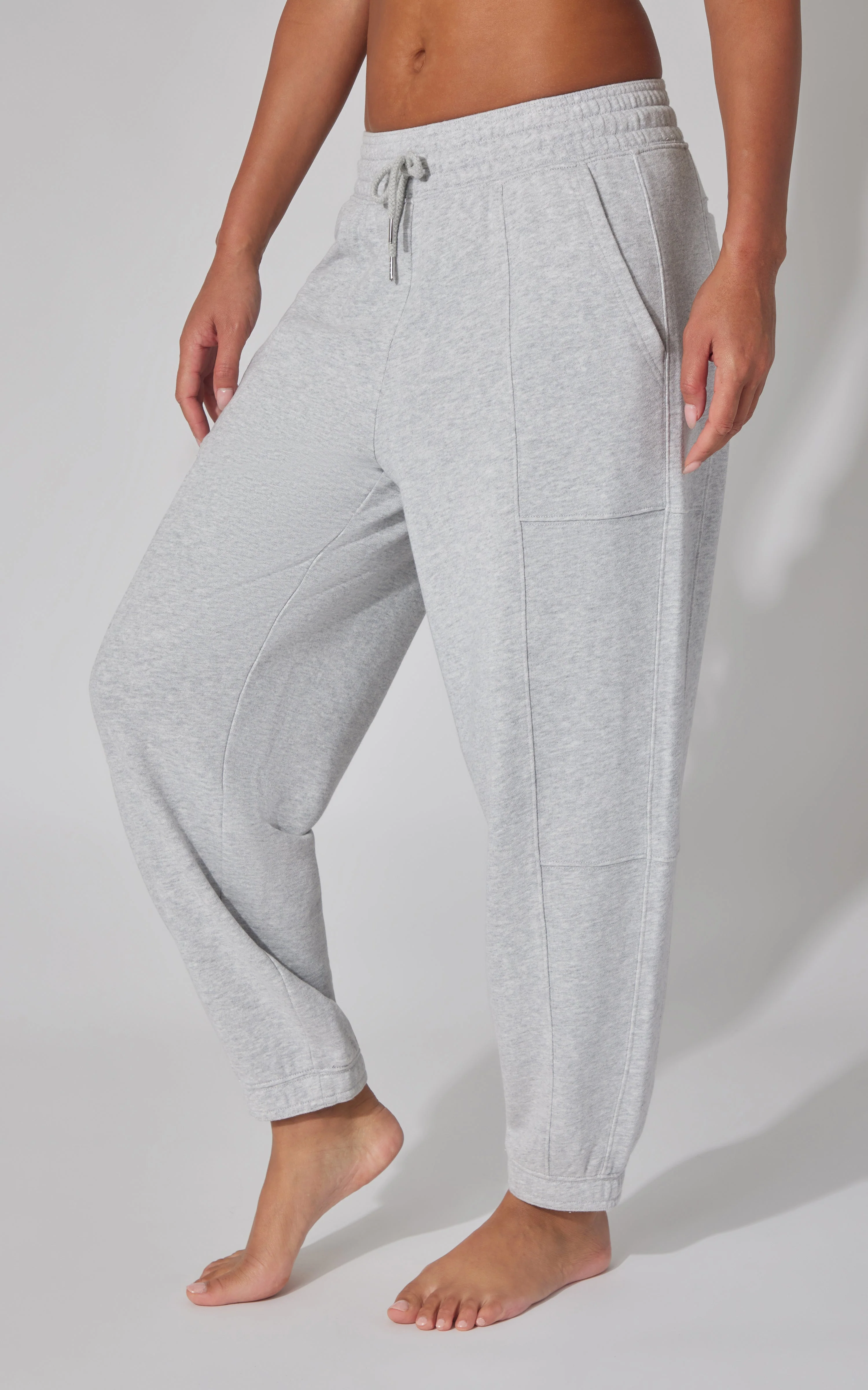 Washed Loop Terry Barrel Jogger - Image 12