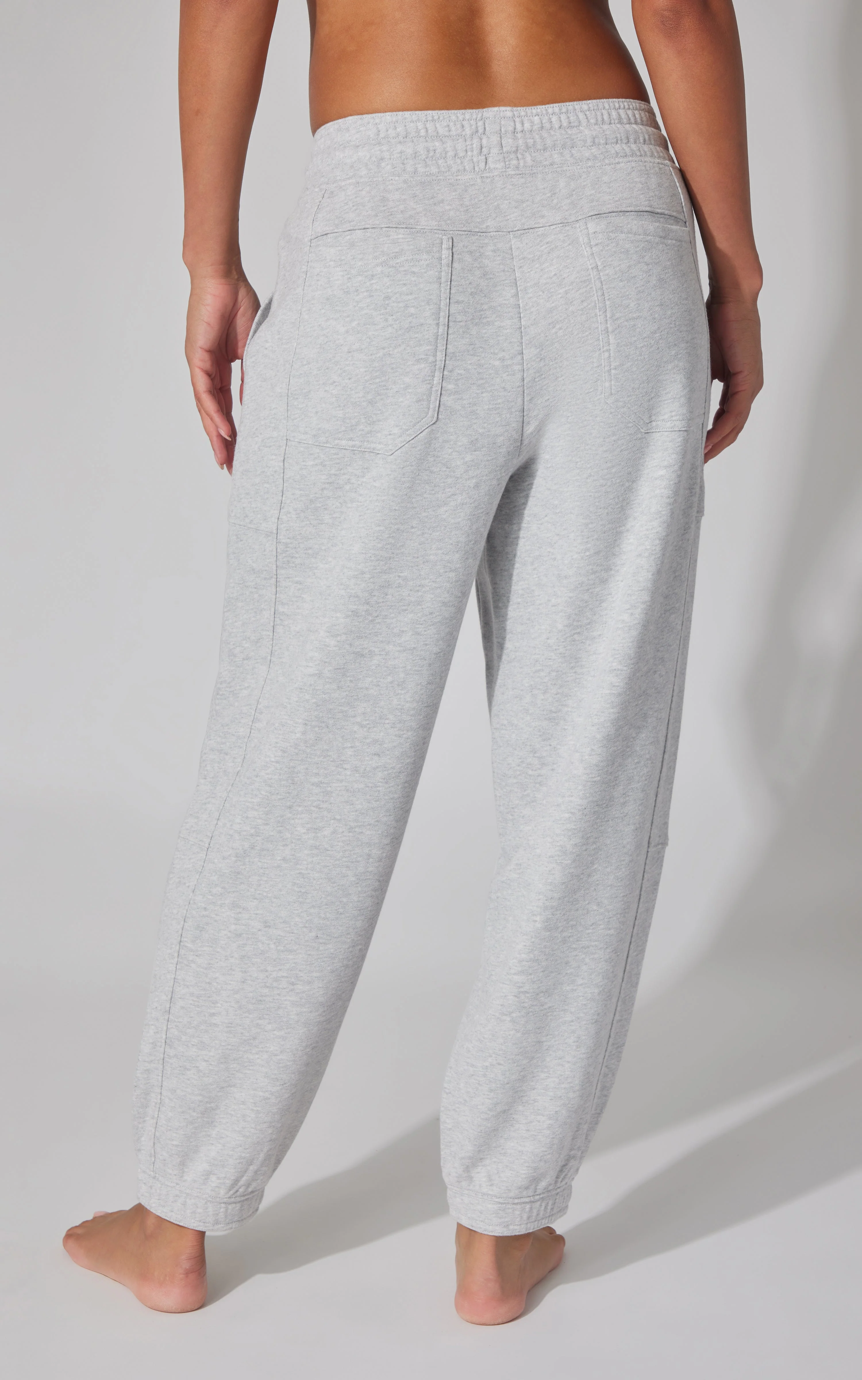 Washed Loop Terry Barrel Jogger - Image 3