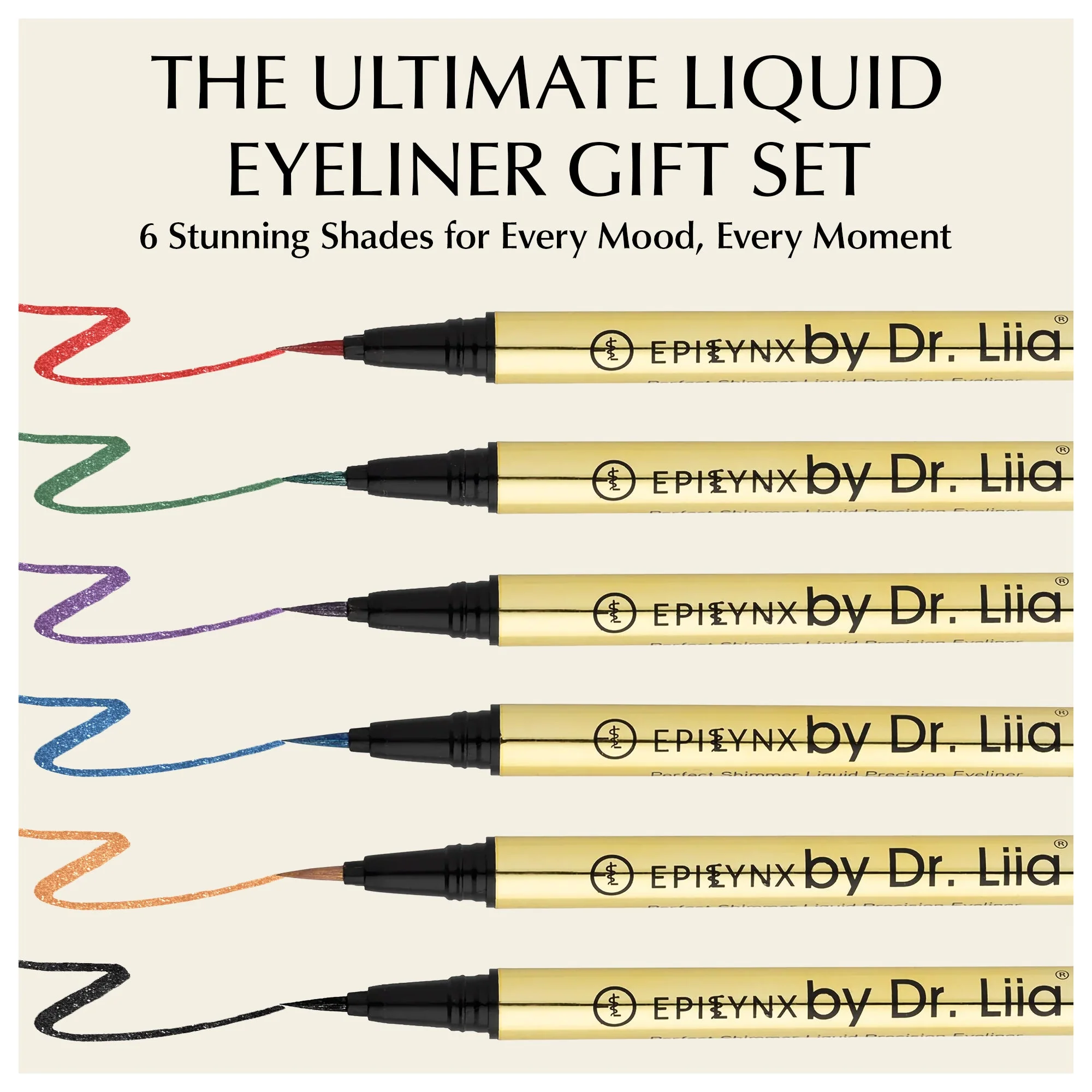 Waterproof Liquid Eyeliner Pen – Vegan, Gluten-Free, Smudge-Proof Precision in Matte & Shimmer Shades - Image 28
