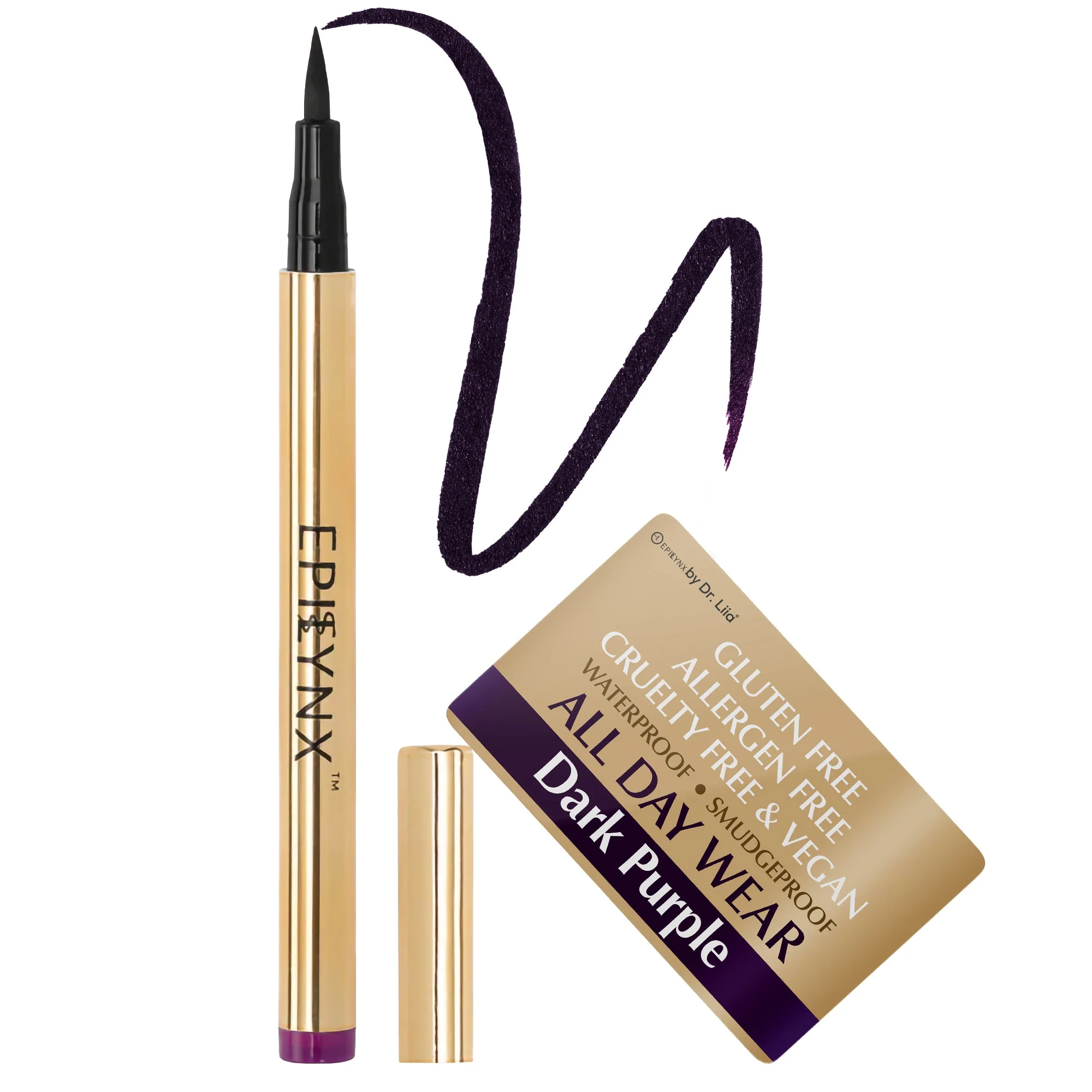 Waterproof Liquid Eyeliner Pen – Vegan, Gluten-Free, Smudge-Proof Precision in Matte & Shimmer Shades - Image 4