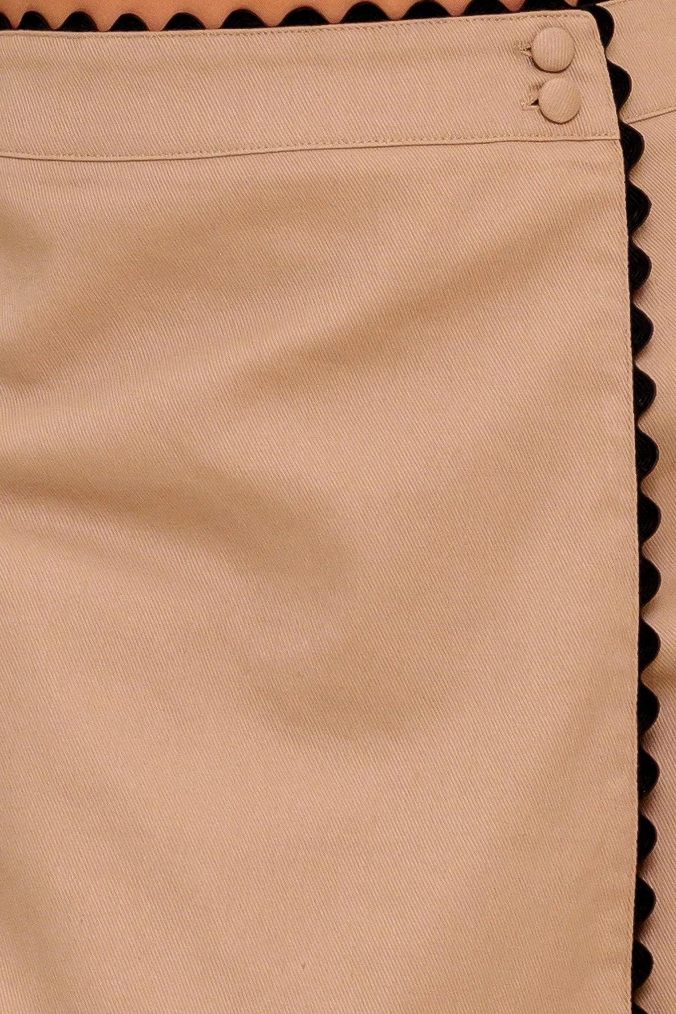 Wavy Line Woven Skort - Image 8