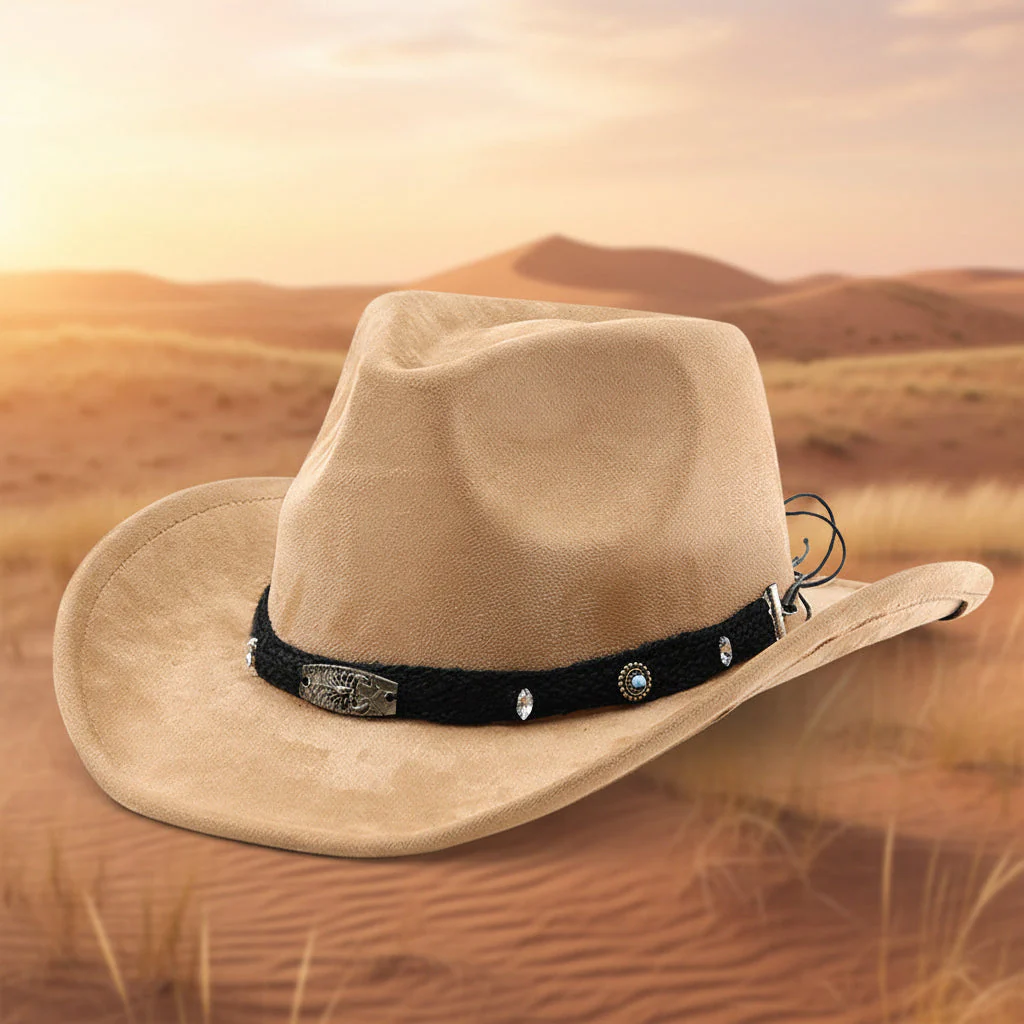 Western Cowboy Hat – Ethnic Style Fashion Unisex - Image 3