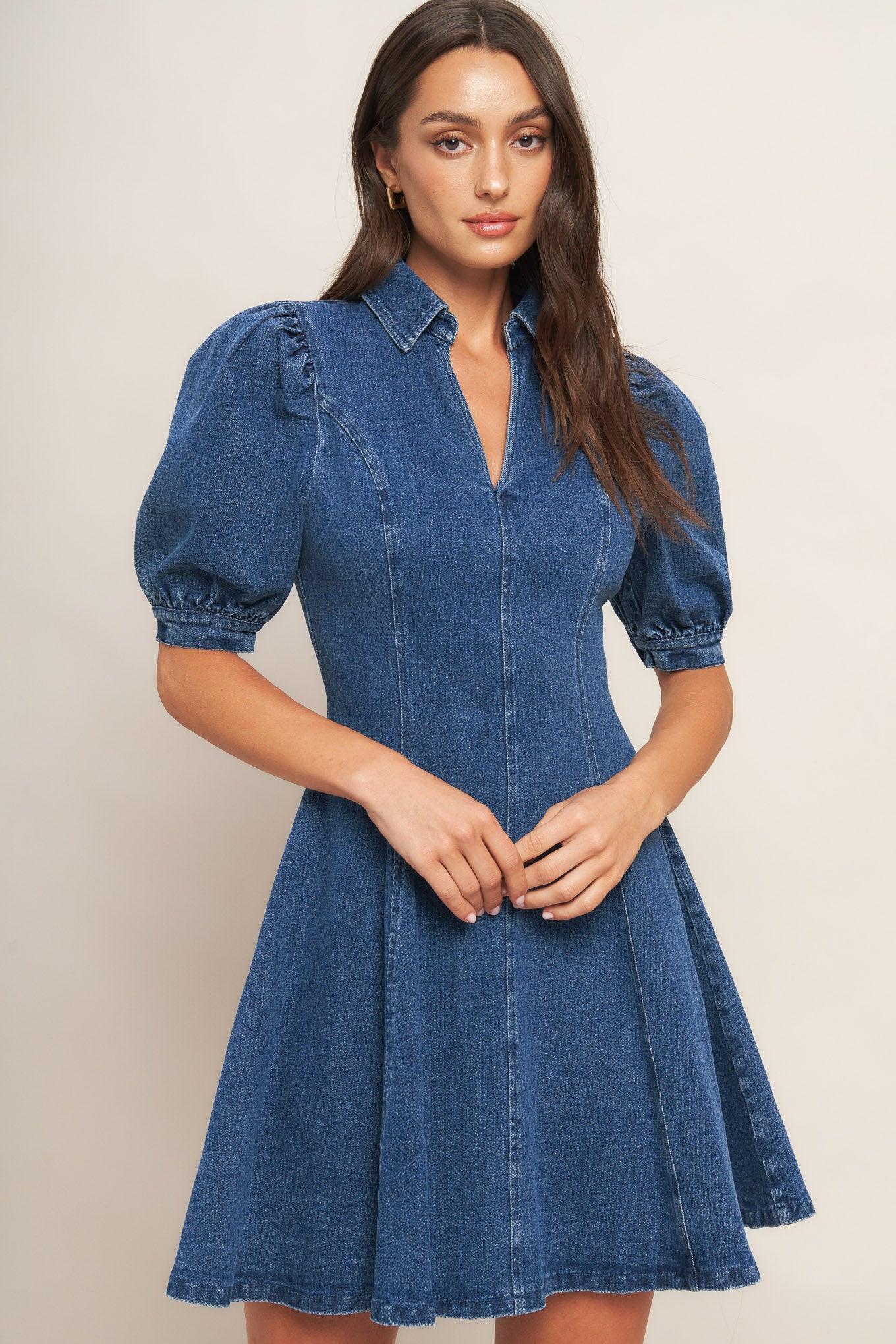 Westwood Charm Denim Mini Dress - Image 5