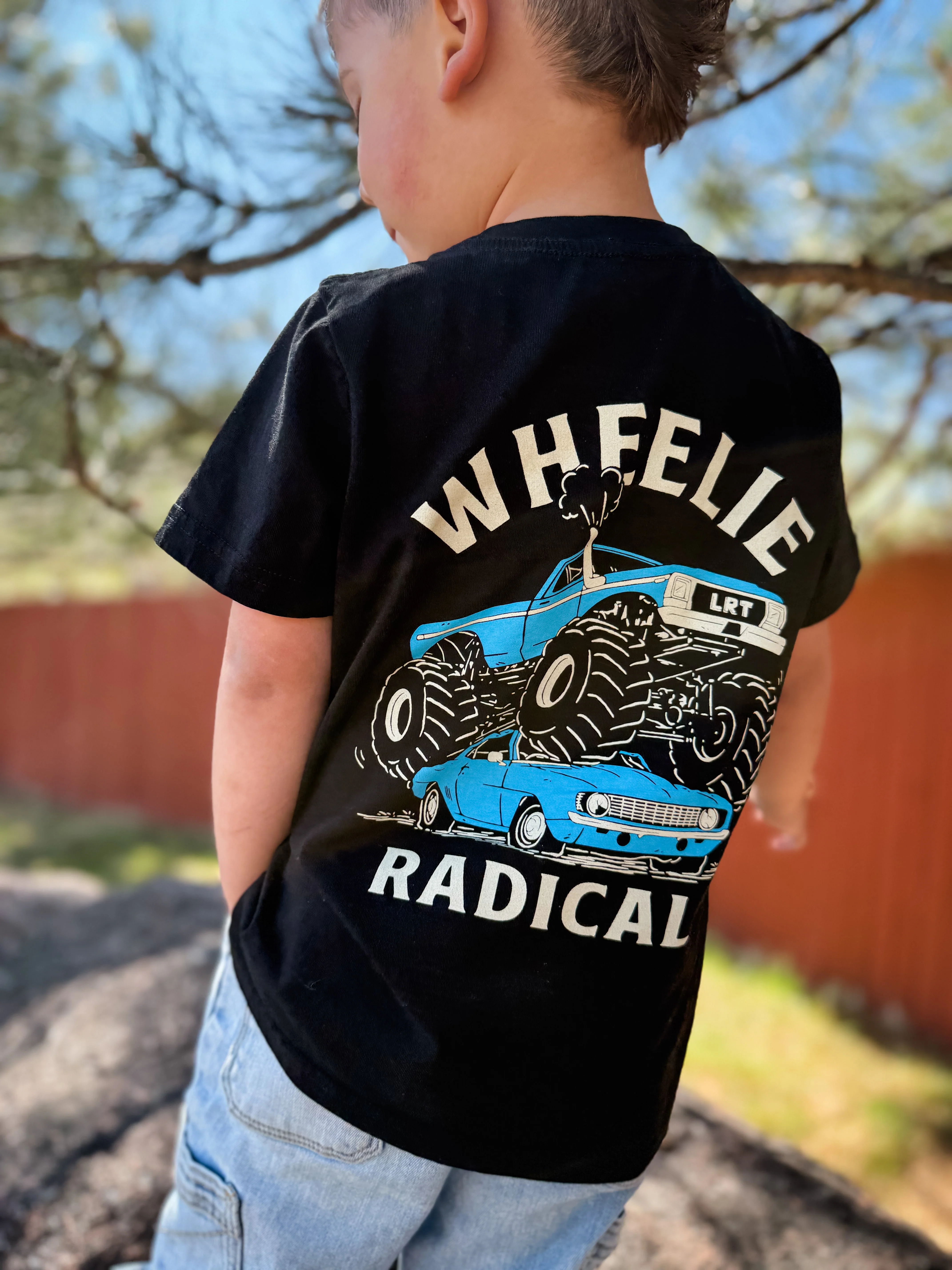Wheelie Radical Tee - Blue Edition - Image 5