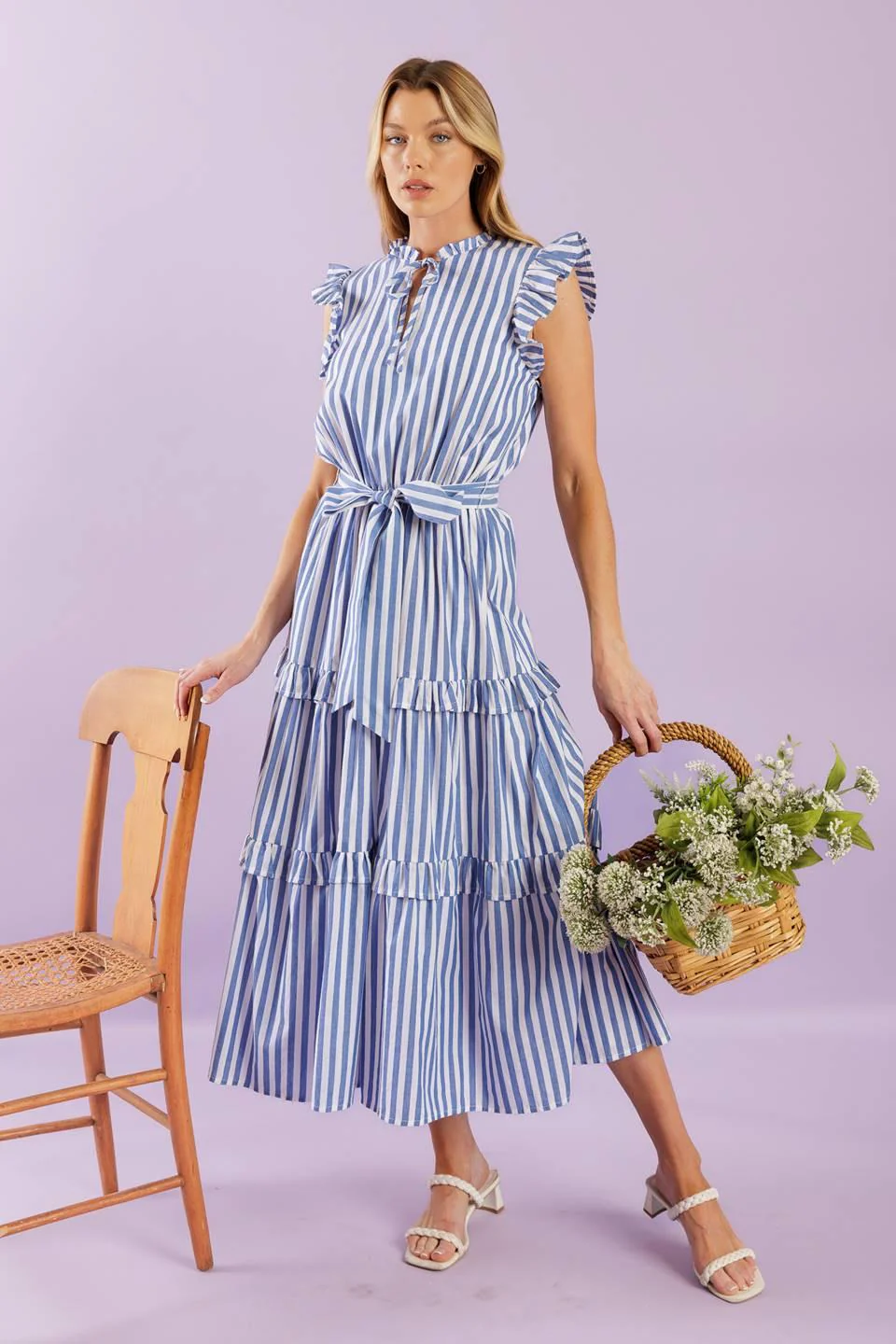 When Life Gives You Woven Midi Dress - Image 5