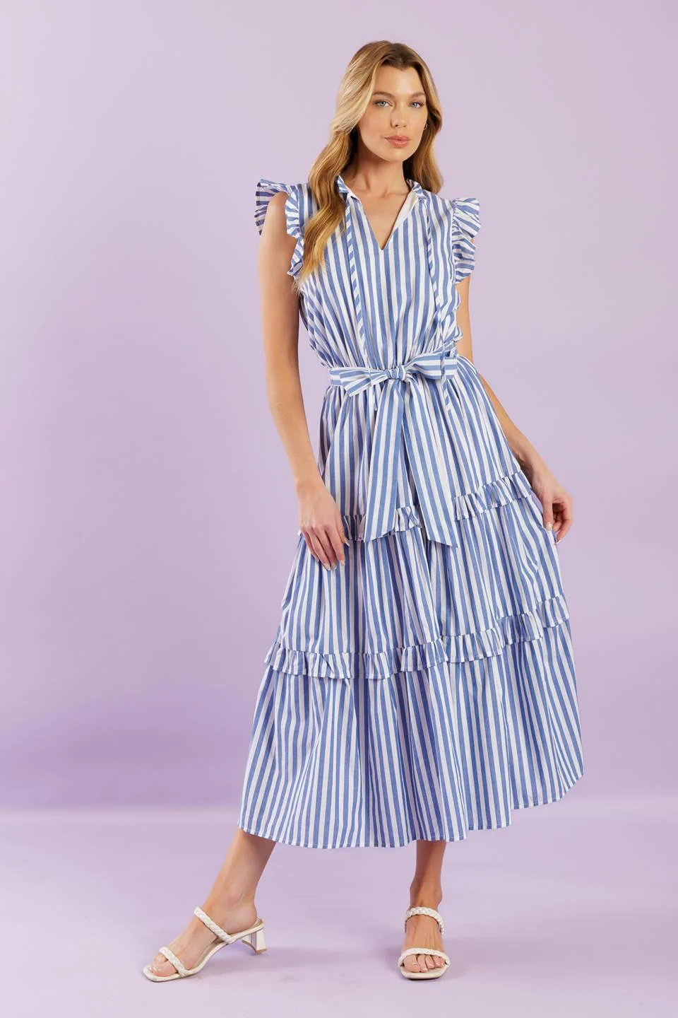 When Life Gives You Woven Midi Dress - Image 8