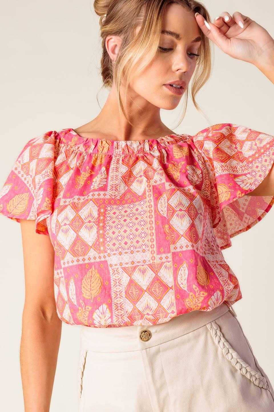 Where to Next Woven Top - Image 2