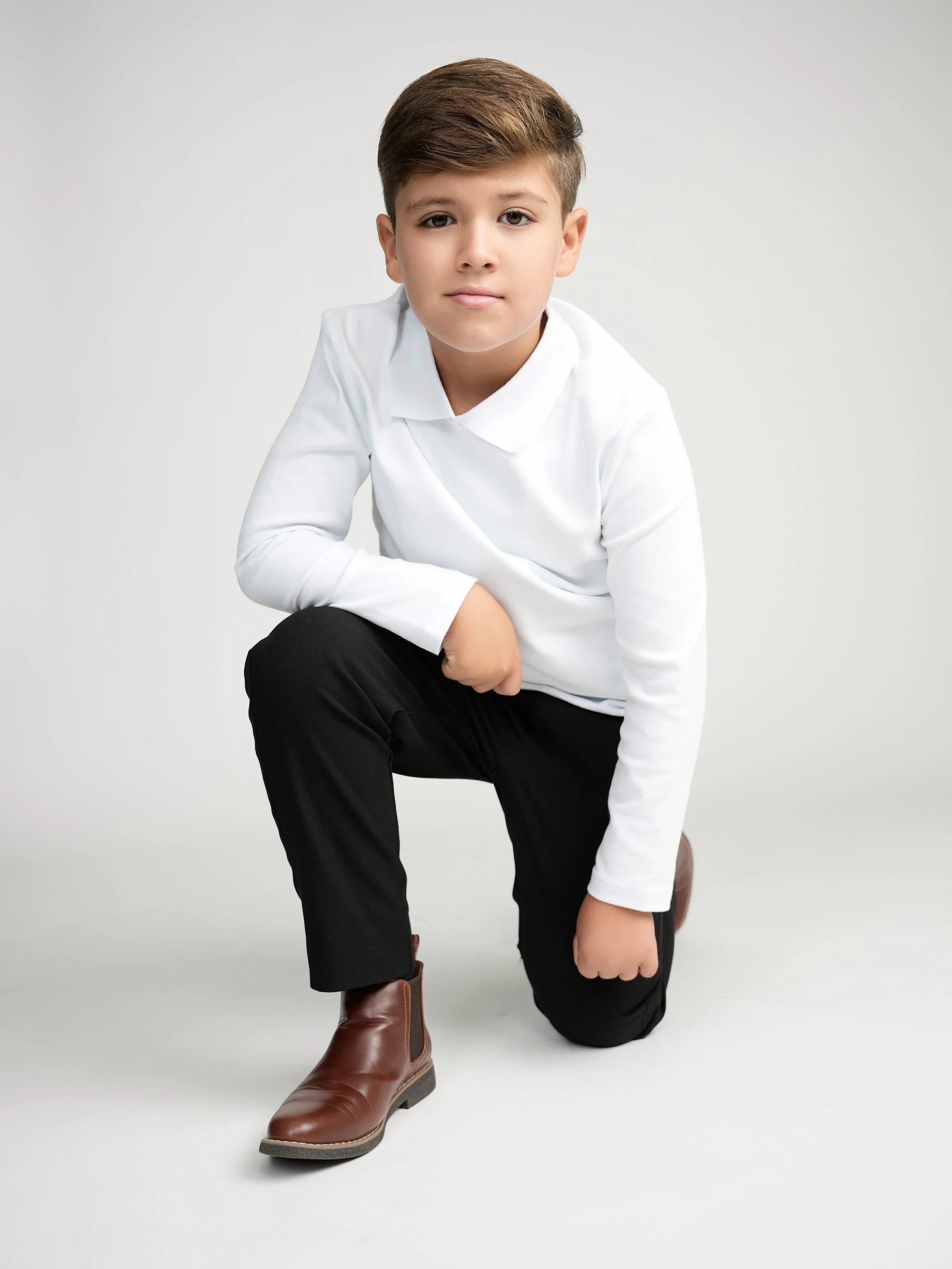 White Collar Top (Long Sleeve) - Image 2