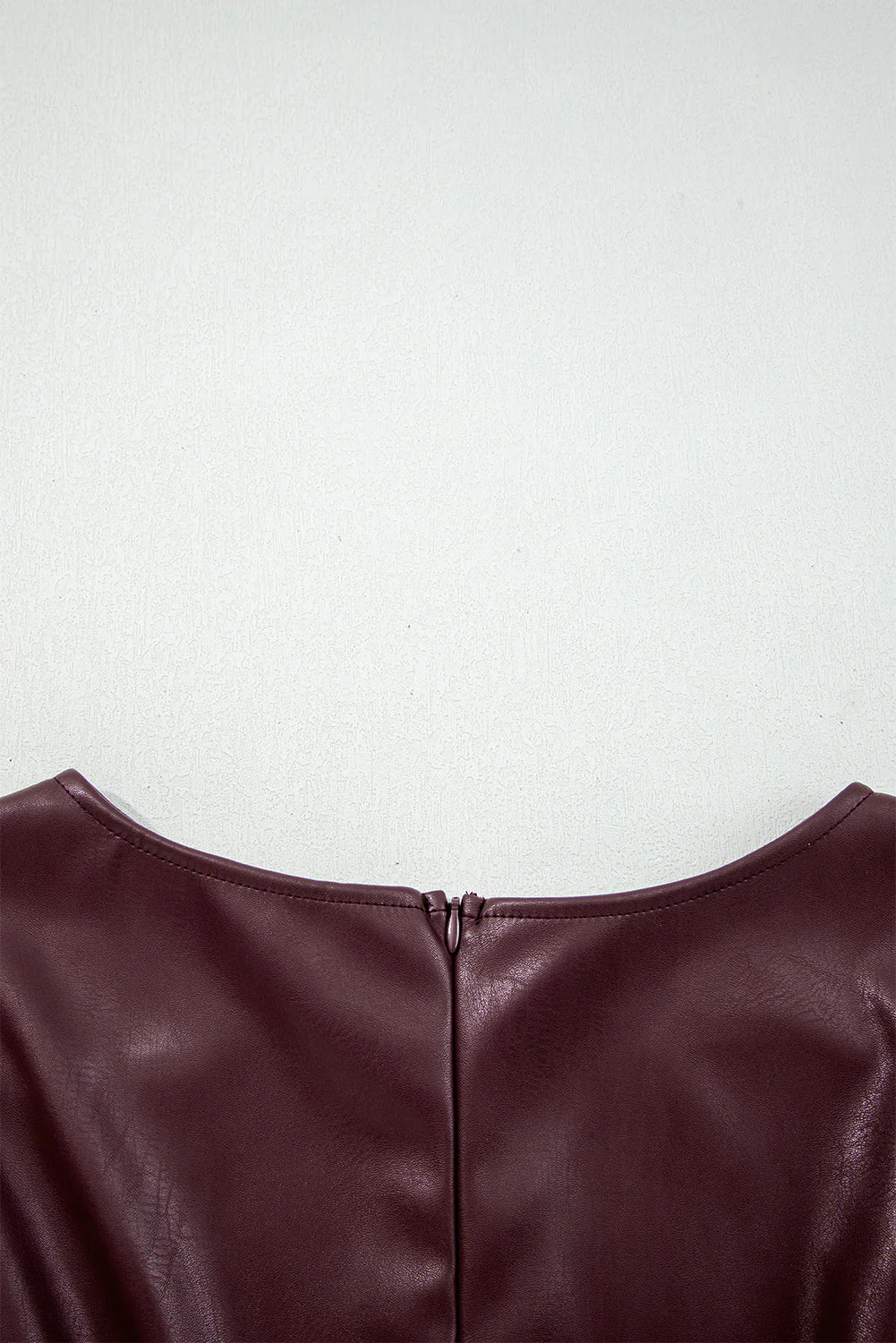 Wild Ginger Vegan Leather Sleeveless Mini Dress - Image 6