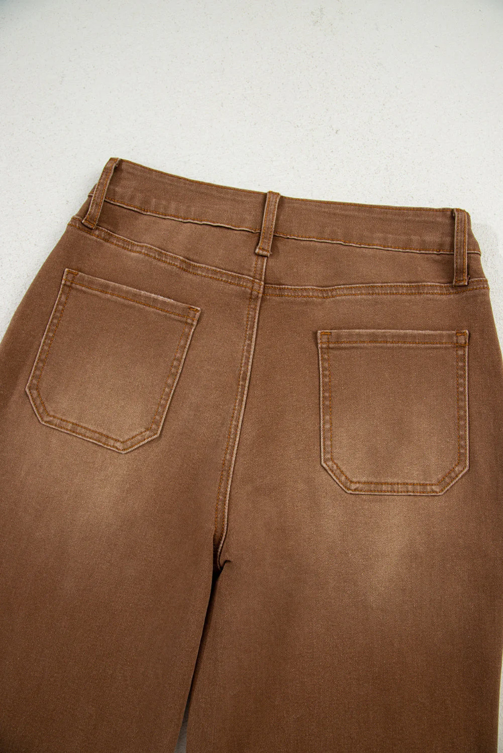 Willow Cropped High Rise Wide Leg Jeans - Breen - Image 9