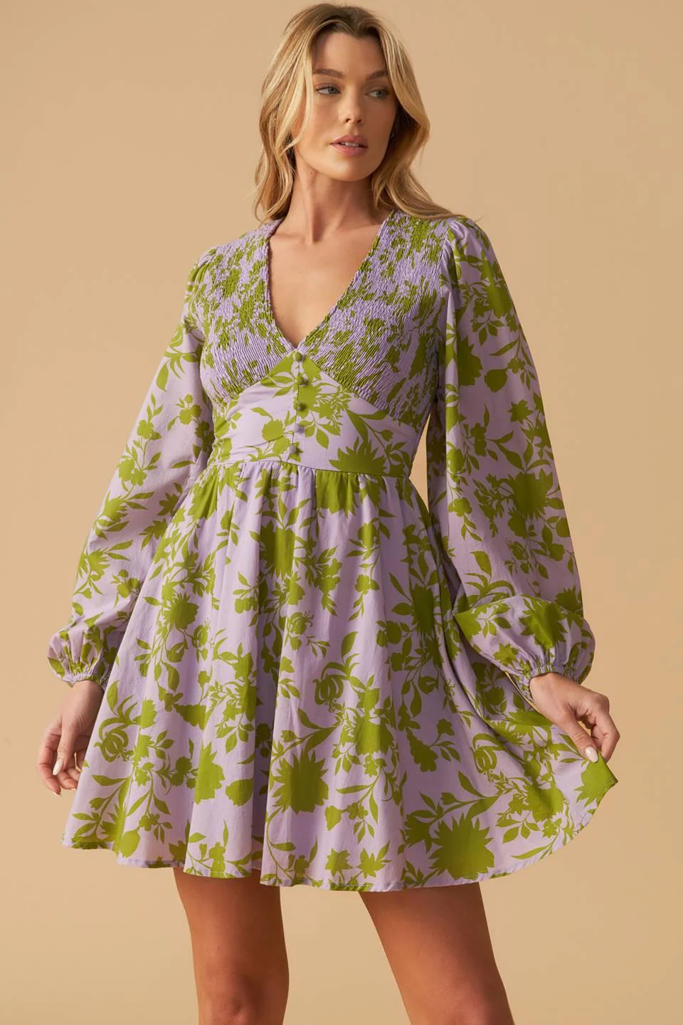 Wings of a Dream Woven Mini Dress - Image 6