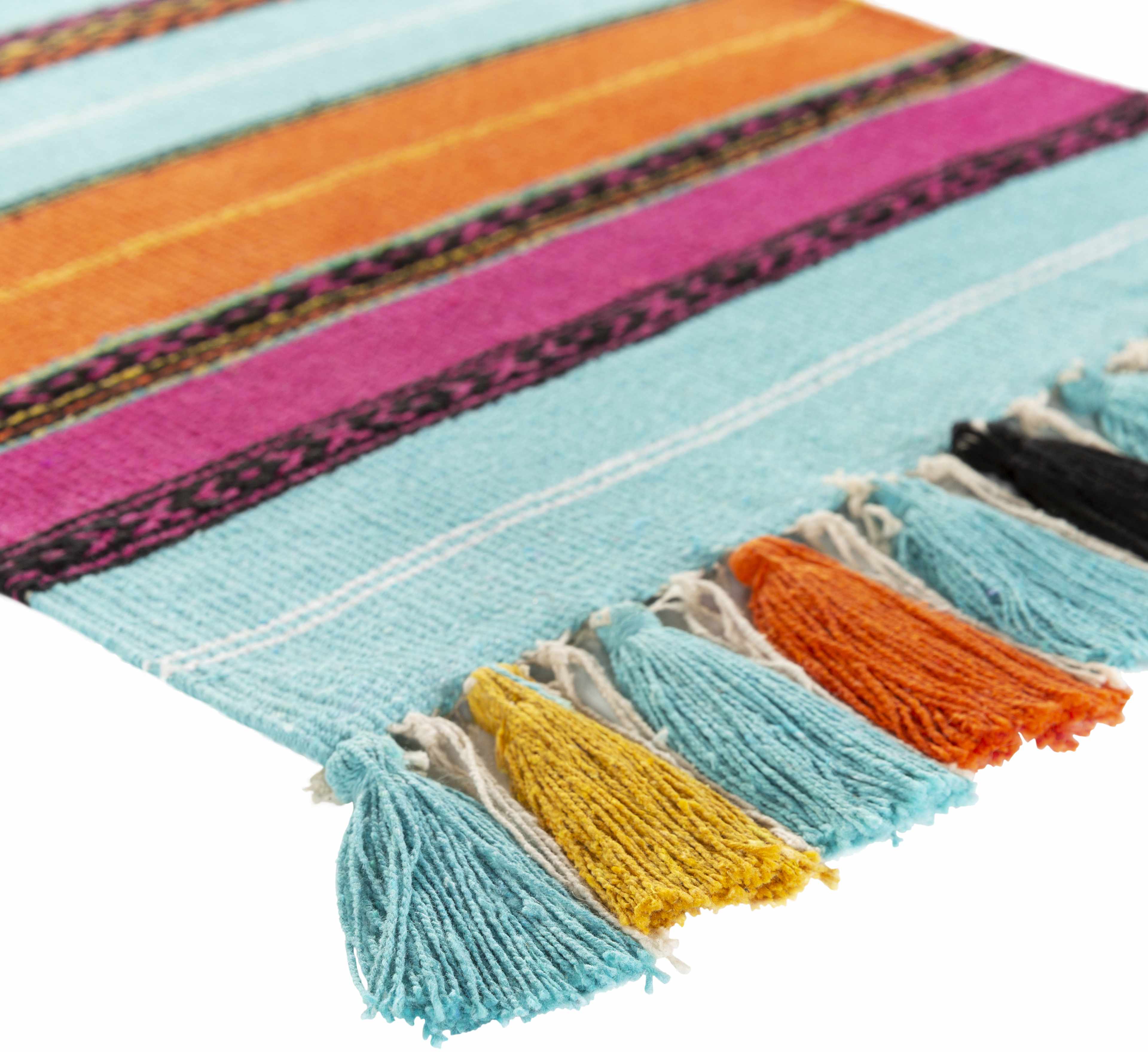 Wiri Multicolor Striped Tassel Wall Hanging - Clearance - Image 5