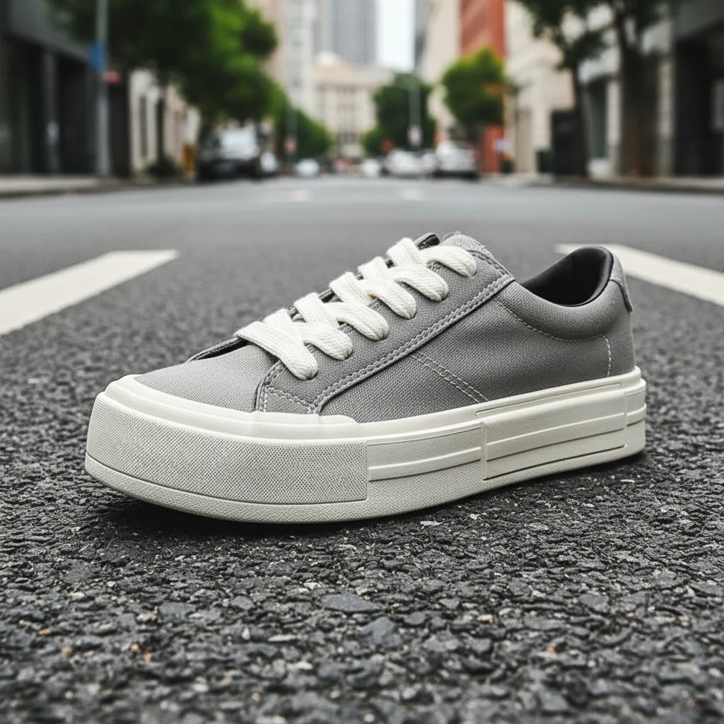 Women’s Canvas Platform Skate Shoes — Casual & Sporty Lifted Sneakers - Image 7