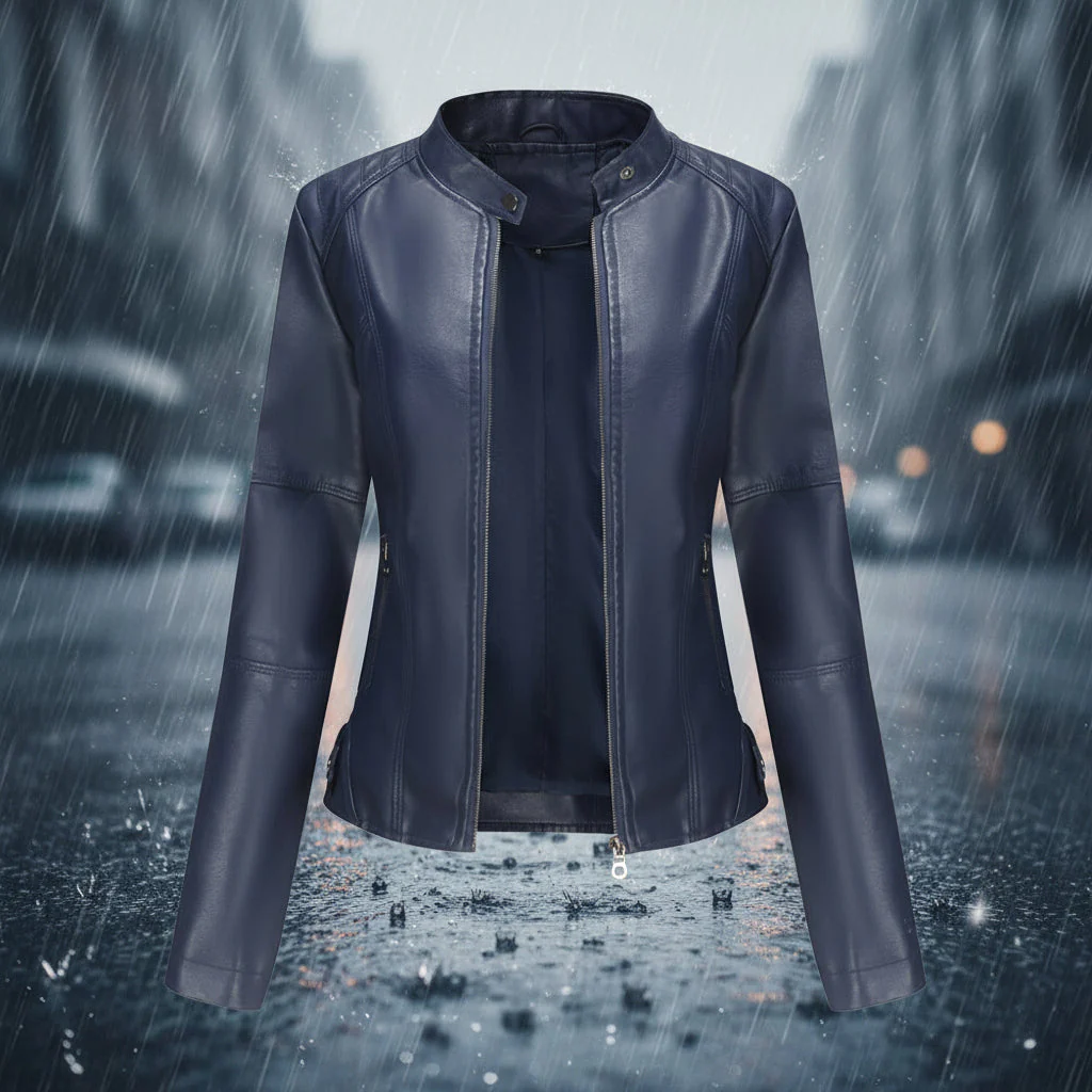 Women’s Classic Leather Jacket – Chic Streetwear Outerwear - Image 10