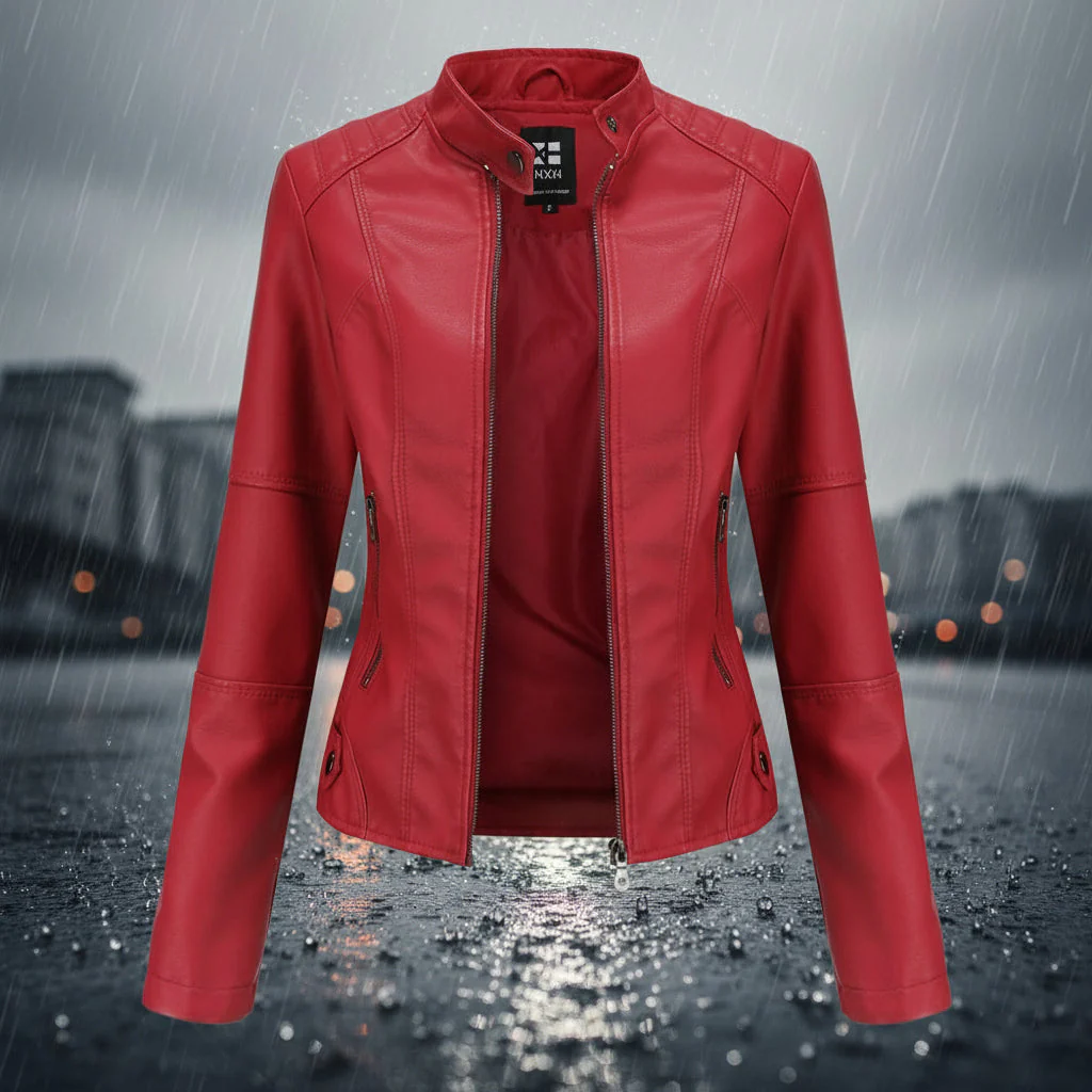 Women’s Classic Leather Jacket – Chic Streetwear Outerwear - Image 12