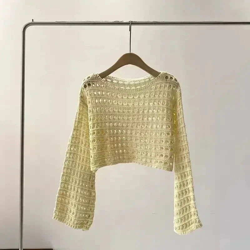 Women’s crochet knit beach cover up - Image 8