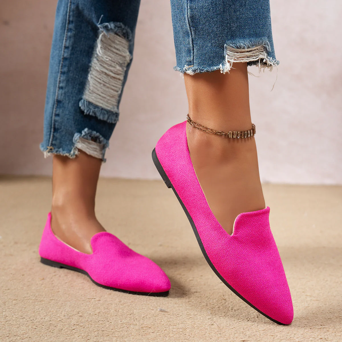 Women’s Flat Pointed-Toe Thin Shoes — Casual Everyday Flats - Image 11