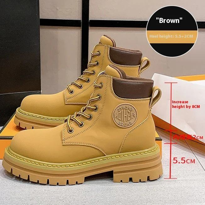 Women’s Genuine Leather Martin Boots - Image 12