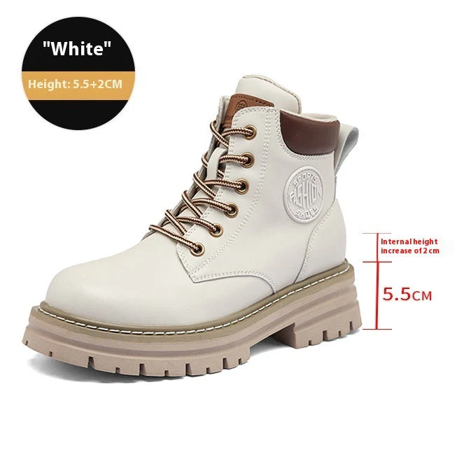 Women’s Genuine Leather Martin Boots - Image 8