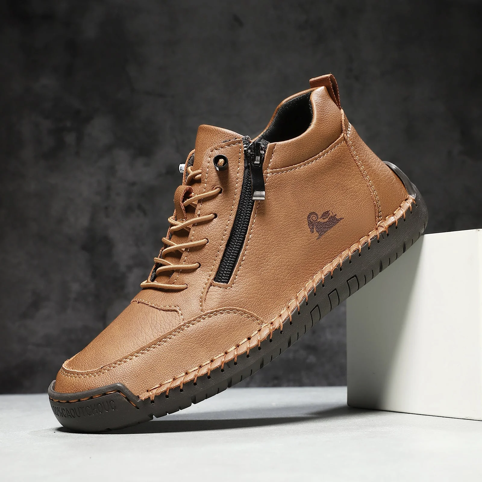 Women’s Hand Stitched Soft Sole Flat Casual Shoes - Image 4
