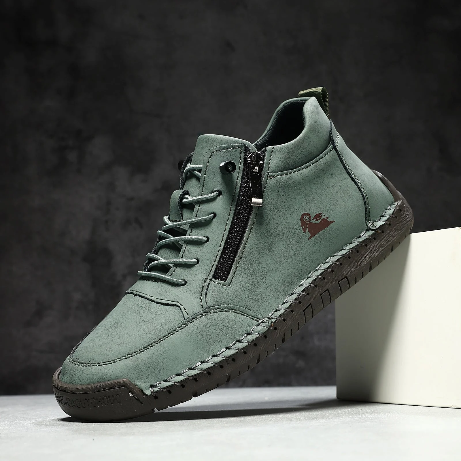 Women’s Hand Stitched Soft Sole Flat Casual Shoes - Image 5
