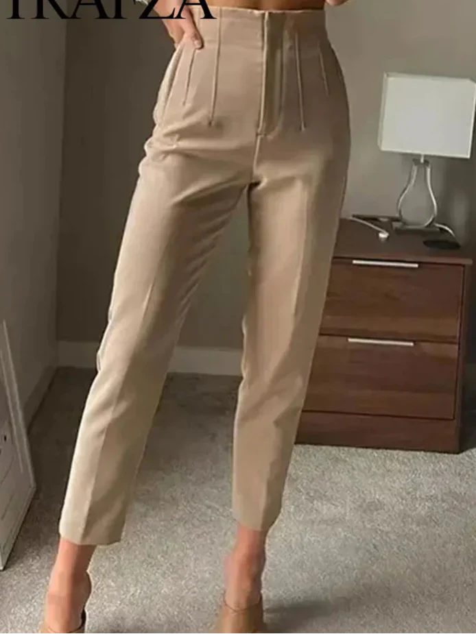 Women’s High Waist Slim Trousers - Image 6