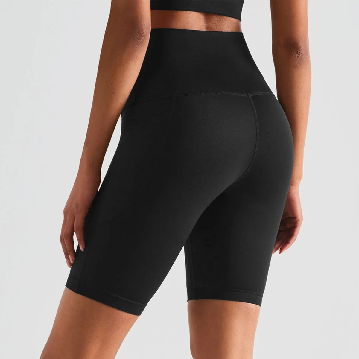 Women’s High-Waisted Biker Shorts - Image 4