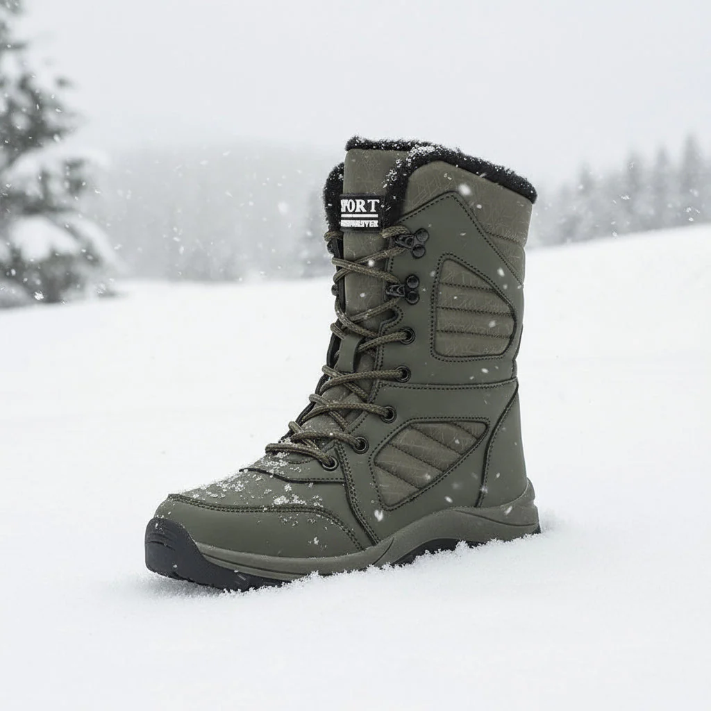 Women’s Long Wool & Velvet Snow Boots | Thickened Warm Winter Footwear - Image 5