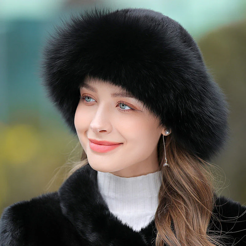 Women’s Outdoor Warm Fur Hat – Winter Cold-Weather Protection Hat - Image 2