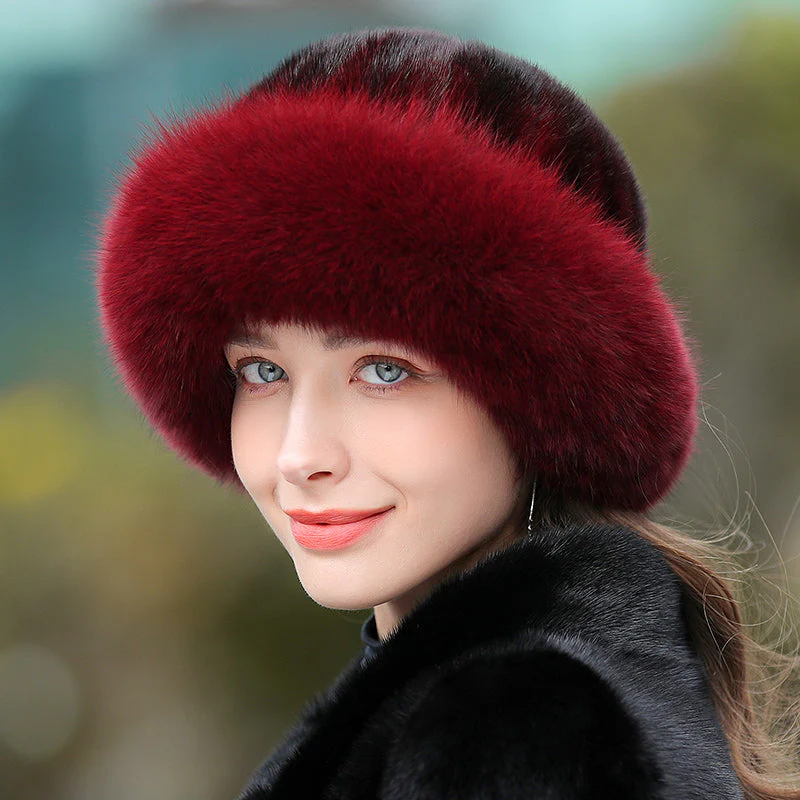 Women’s Outdoor Warm Fur Hat – Winter Cold-Weather Protection Hat - Image 7