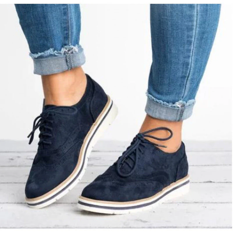 Women’s Retro British-Style Casual Shoes – Chic Everyday Sneakers - Image 3