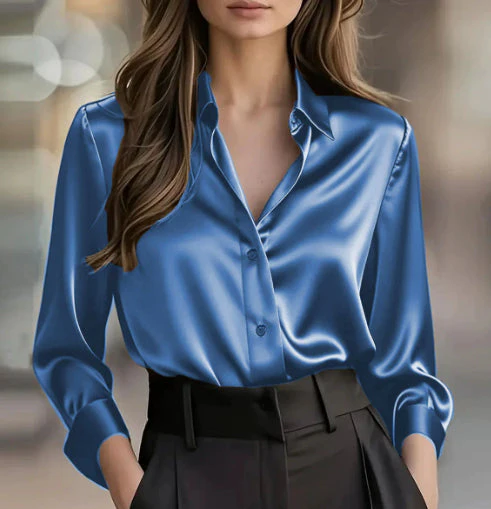 Women’s Spring-Autumn Lapel Button Shirt - Image 18