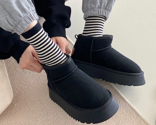 Women’s Thick Sole Snow Boots - Image 8