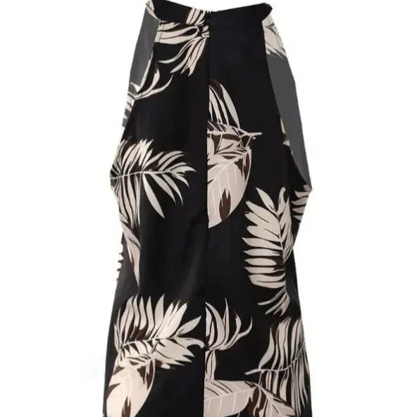Women’s V-Neck Printed Off-Shoulder Vest Top - Image 3