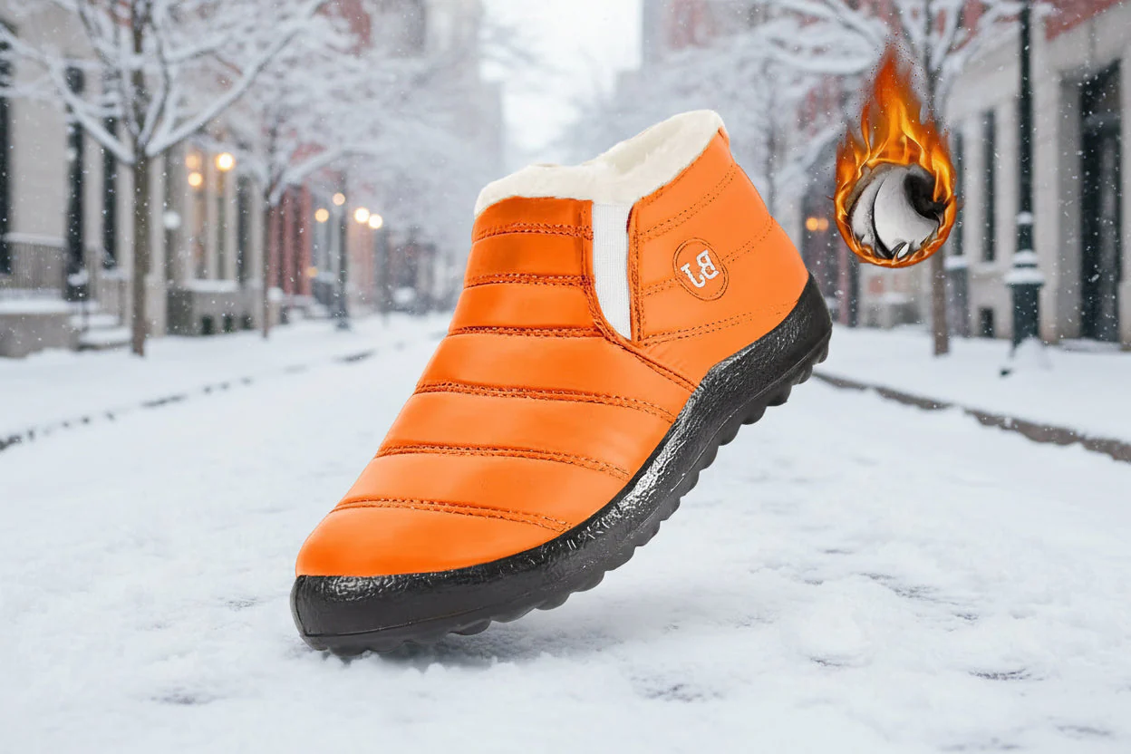 Women’s Warm Padded Lightweight Cotton Boots – Cozy Winter Non-Slip Outdoor Ankle Boots - Image 11