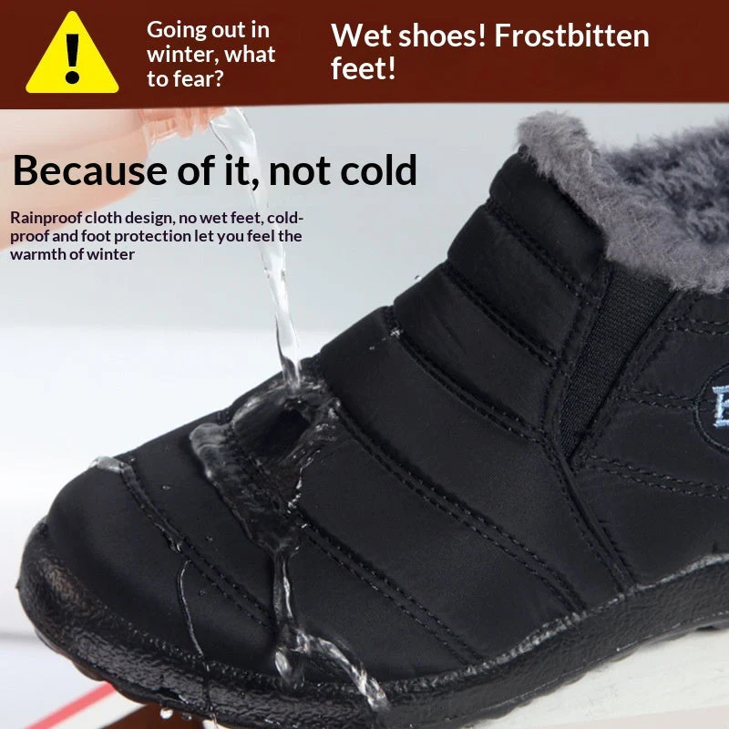 Women’s Warm Padded Lightweight Cotton Boots – Cozy Winter Non-Slip Outdoor Ankle Boots - Image 4