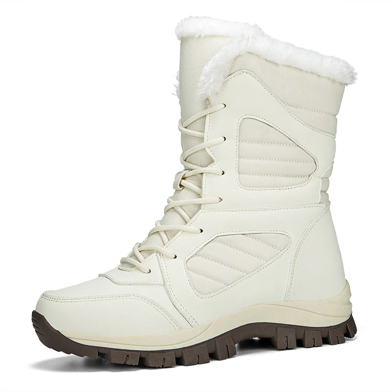 Women’s Winter Snow Boots – Fleece Lined Waterproof Cotton Boots - Image 6