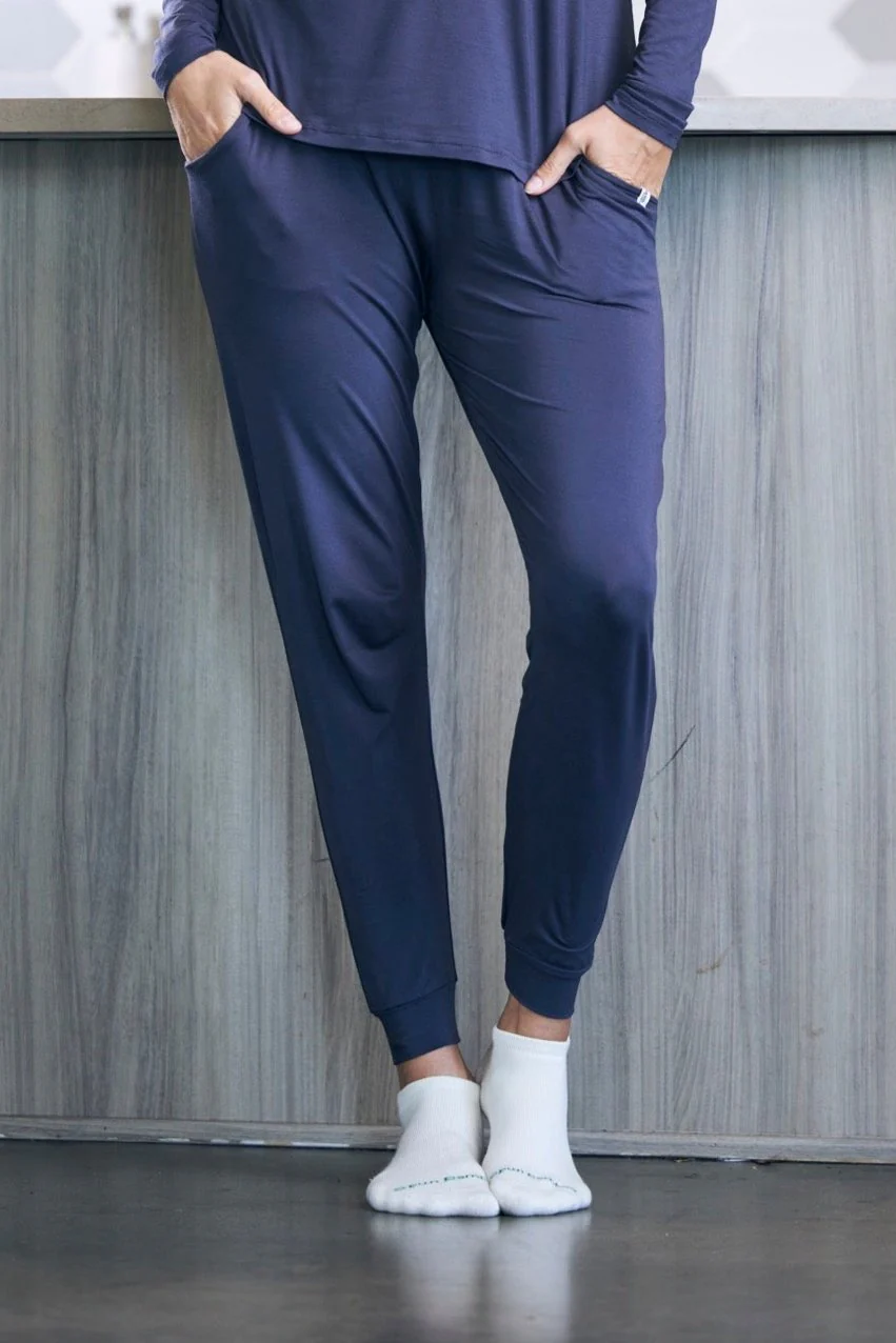 Women's Bamboo Lounge Set - Long Sleeve T-Shirt and Jogger Pants - Image 6