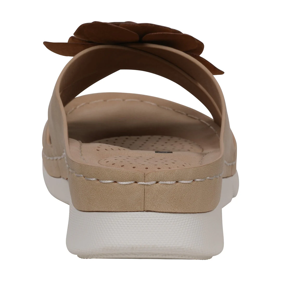 Women's Claire Tan Cushioned Footbed Sandals - Image 4