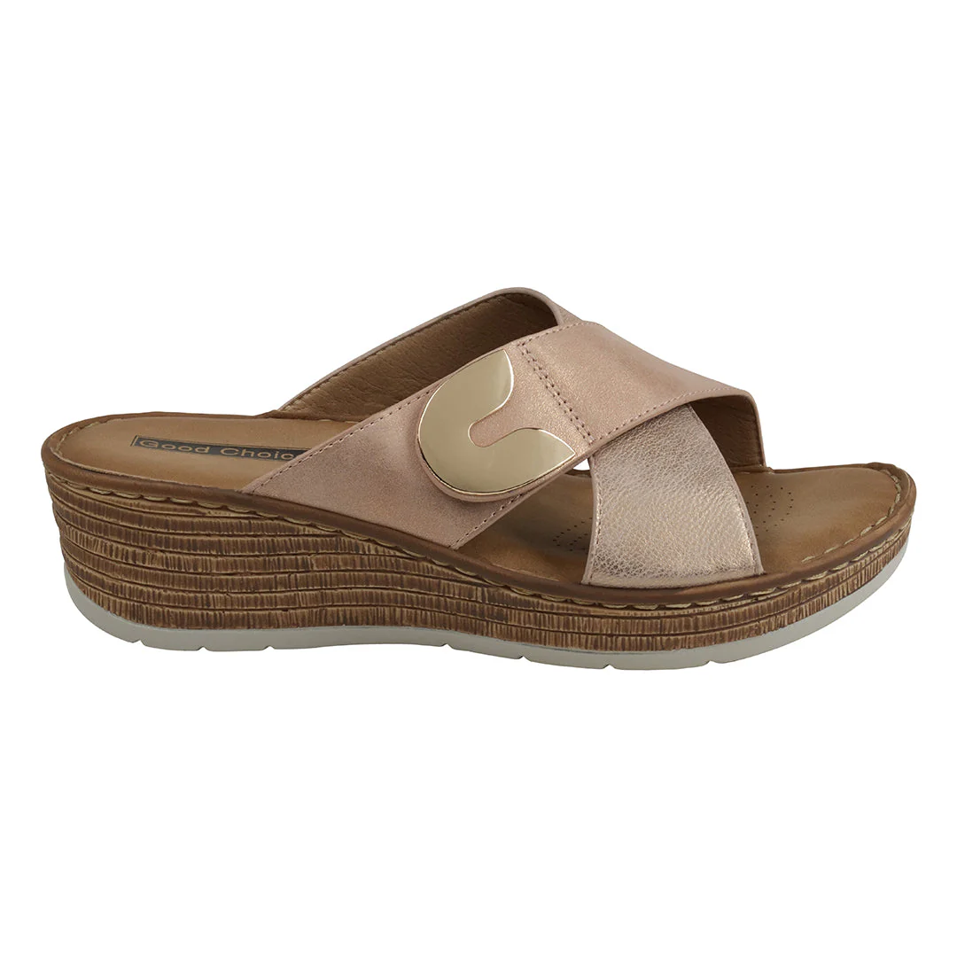 Women's Demi Blush Wedge Sandals - Image 5