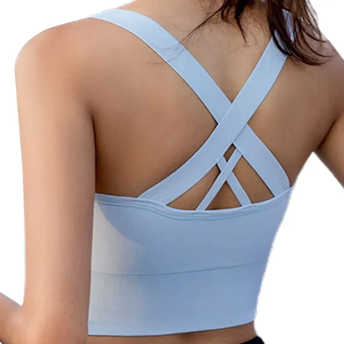 Women's Front Zipper Sports Bra - Image 10