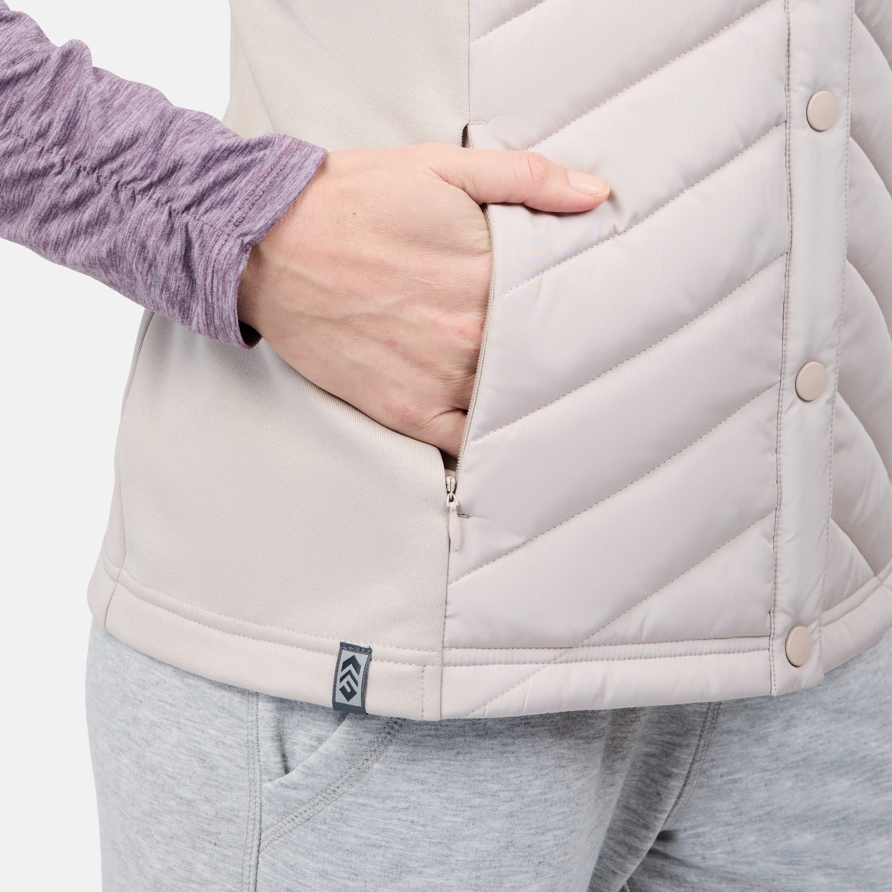 Women's Hybrid Button Front Vest - Image 9