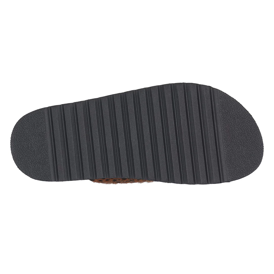 Women's Juno Camel Slide Footbed Sandals - Image 5