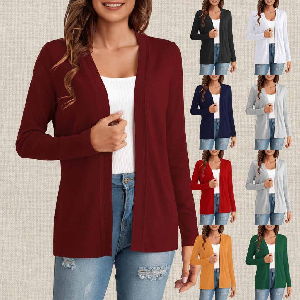 Women's Knitted Loose Cardigan Coat – 4 Colors S–XXL - Image 2